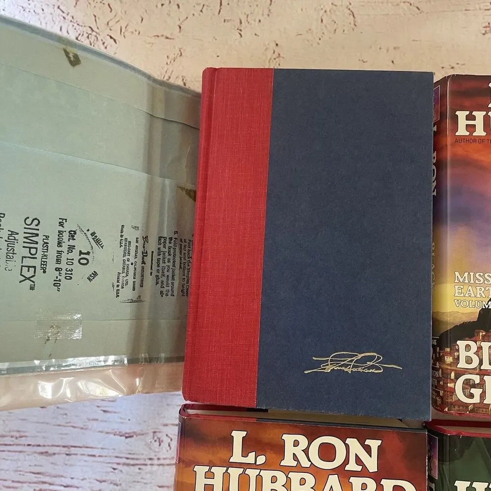 L. Ron Hubbard Mission Earth #1 #2 #6 #7 Hardcover First‎ Edition